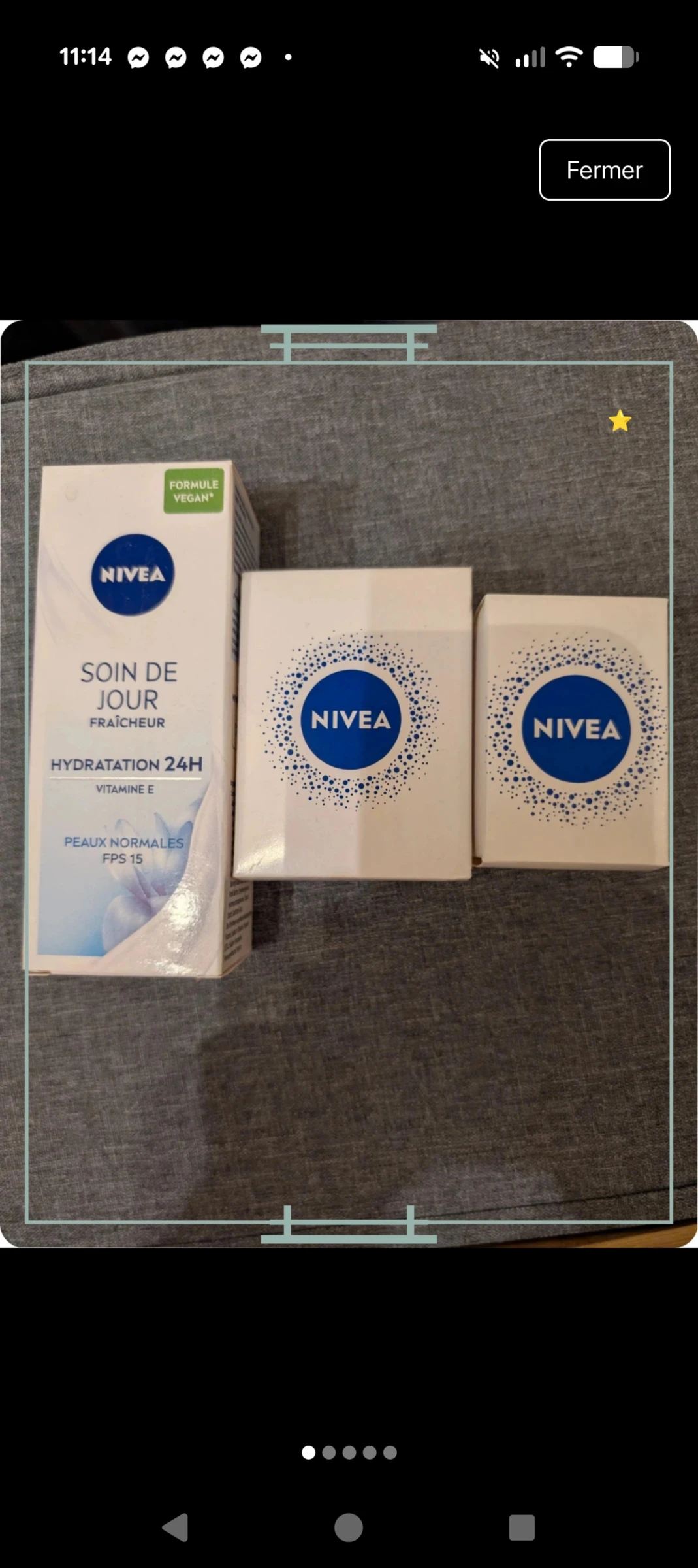 Lot soin visage Nivea + accessoires maquillage (Neuf)